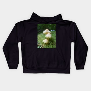 Mushroom Closeup Nature Photography Pacific Northwest Kids Hoodie